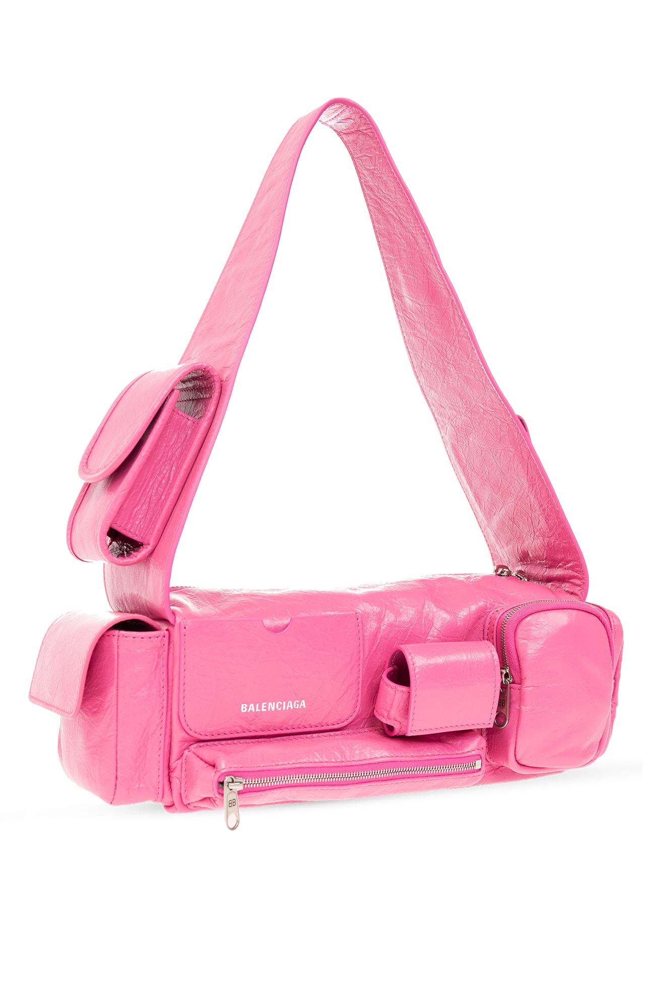 Pink Superbusy XS shoulder bag Balenciaga Themoire ruched leather crossbody bag Viola Biname fmedShops Switzerland